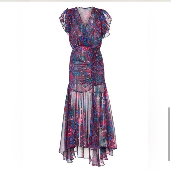 MISA Los Angeles ROBE MI-LONGUE COLETTE NWT X Small & Small - Picture 9 of 9